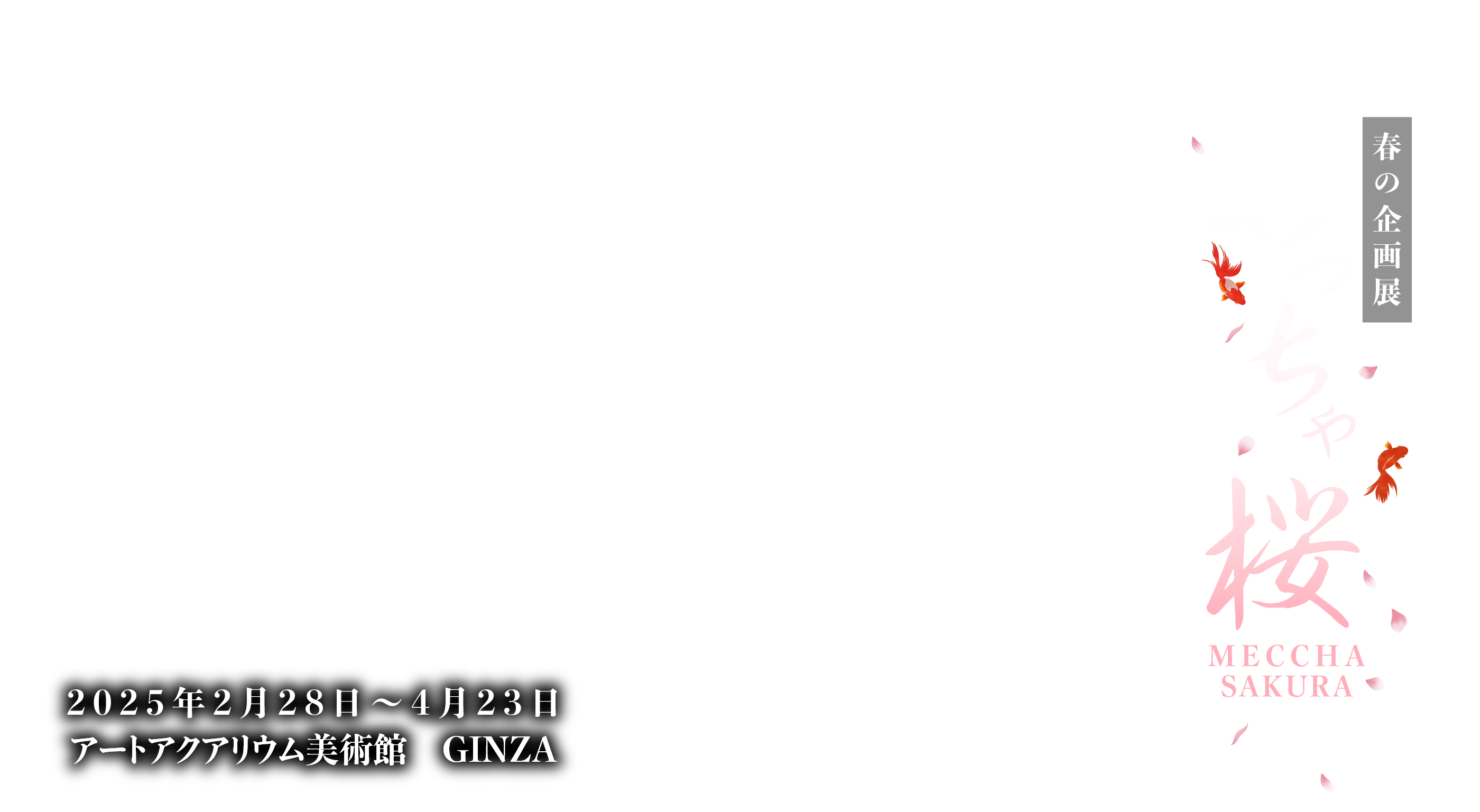 めっちゃ桜2025 開催期間：2025年2月28日（金）～2025年4月23日（水）